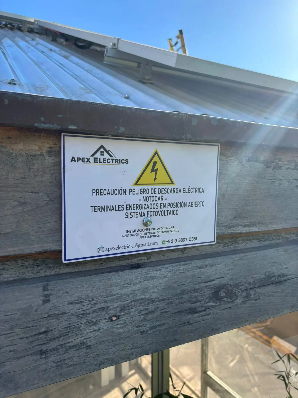 Proyecto fotovoltaico N°2 instalado por Apex Electric en Ñuble, Biobío o Maule